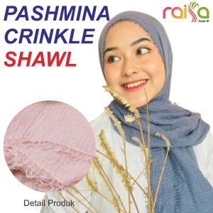 Hijab Pashmina Crinkle Import: Hijab Berkualitas Tinggi untuk Semua Ukuran