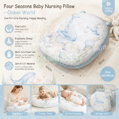 3-in-1 Newborn Patting Wedge Pillow 15° Anti-spit-up Portable Nest Bed Baby Soothing Feeding Pillows