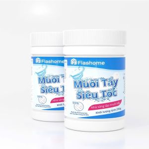 FLASH HOME Bột Tẩy Trắng Đa Năng 300G – Giữ Trắng Sáng Khử Ố Vàng Hiệu Quả Cho Vải Trắng Và Màu