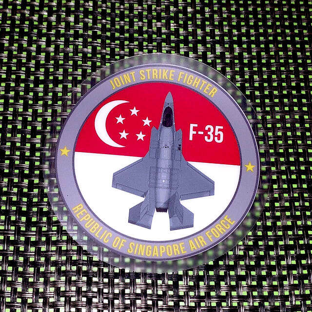 RSAF Singapore Air Force F35 F15 Eagle F16 Black Knight Static