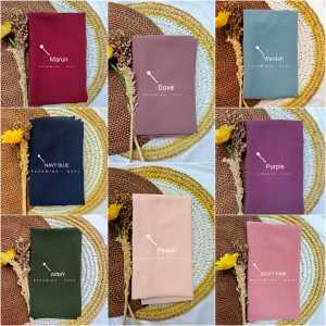 Pashmina Oval Curve Premium Kerudung Cerutty Termurah Hijab Simple Terbaru By Arsyana Ekslusif