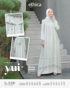 ETHICA GAMIS YUI 19 TERBARU DRESS KEKINIAN DAILY CASUAL KONDANGAN KULIAH PREMIUM TERMURAH