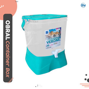 Dispenser Air Verona 20 Liter Kotak Penyimpanan ES Ice Bucket Murah BPA FREE Dengan Keran dan Gayung Genoa (DIBACA DULU)