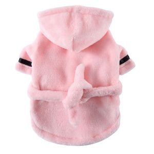 GONOVO STUDIO Flannel Quick-drying Super Microfiber Pet Supplies for Small Large Dog Nightwear Dog Towel Pet Bath Towels Dog Bathrobe Pet Pajamas