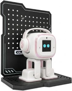 Robot AI OLLIE Thông Minh Để Bàn Loa AI Tương Tác Giọng Nói Tích Hợp Camera Biểu Cảm Emoji Hát Nhảy Hỗ Trợ DeepSeek AI