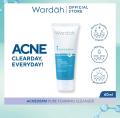 Wardah Acnederm Pure Foaming Cleanser 60 ml - Facial Wash dengan Allantoin - Pembersih Wajah Berjerawat. 
