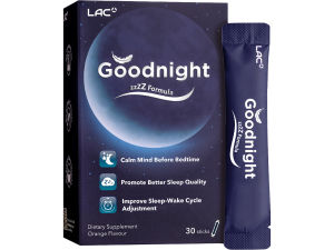 LAC Goodnight zzZZ Formula Powder Orange 3g x 30 sticks Sleep-Wake Cycle Adjustment Quality Sleep