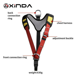 Xinda The upper body rock climbing harness chest safety support belt for mountaineering rappelling outdoor tree work climbing