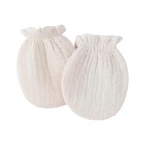 ถุงมือสำหรับทารกไม่มีถุงมือสำหรับเด็กเล็กถุงมือเด็กอ่อนถุงมือผ้าฝ้ายทารกแรกเกิดถุงมือเปิดนิ้วระบายอากาศได้สำหรับเด็กหญิงเด็กชาย0-12เดือน