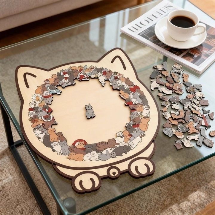 Morandi%20Alien%20Woodland%20Birthday%20Gift%20Women's%20Jigsaw%20Puzzle%20-%20Cat%20Cat%20Puzzle%20Set%20with%20135%20Pieces%20-%20Image%207