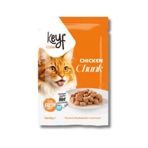 KEYF Cat Food Chunk in Pouch 85g Wet Cat Food Assorted Flavors