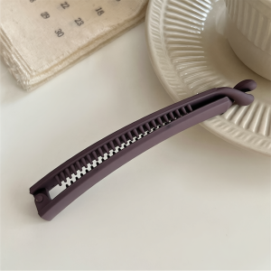 1/2Pcs Fish Shaped Banana Hair Clip for Women Twist Clamp Ponytail Barrettes Non-slip Strong Hold Hairgrips Vintage Versatile Hairpin Daily Hairstyle Headwear Accessories for Dating Party Birthday Gift