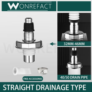Sewer Three Way Floor Drain Washing Machine Drain Pipe Interface Bathroom Elbow Drainage Floor Drain Anti Insect And Deodorizing
