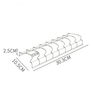Stainless Steel Dish Rack Plate Holder Bowl Drain Rack Kitchen Cultry Drying Storage Rak