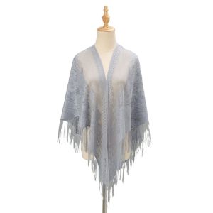 CHLOCH Với Tassel Khăn choàng nữ Rỗng Nhiều màu sắc Đầm dạ hội buổi tối Áo choàng Khăn quàng thời trang Phụ nữ
