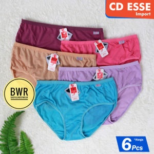 6 PCS CD ESSE Celana dalam Perempuan Wanita Dewasa