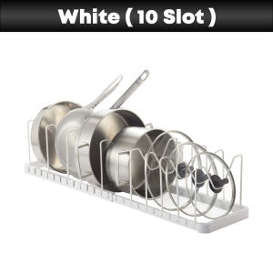 [1PC] Borong365 Extendable Dish Holder Dish Drainer Pots Pans & Dish Organizer Rack Rak Pinggan Periuk 碗碟架