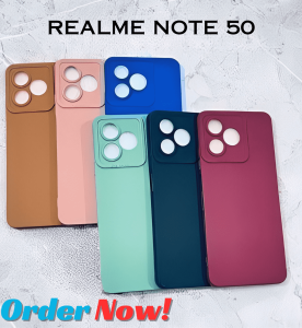 Soft Case Realme Note 50 Macaron Pro Camera Casing