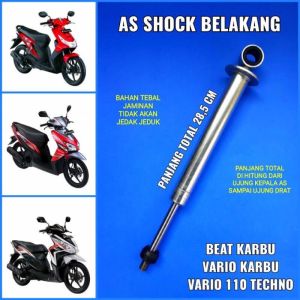 AS SHOCK SHOK  TABUNG HIDROLIS SKOK BELAKANG HONDA VARIO LAMA BEAT KARBU VARIO 110 TECHNO