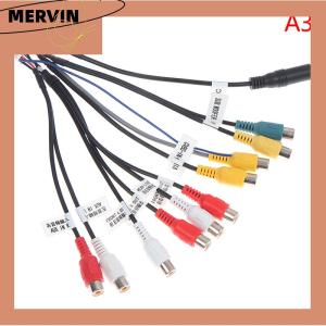 [MERVIN]💖[HOT SALE]🎈🎈 Android radio Car Accessories RCA Output Wire Aux-in microphone Adapter