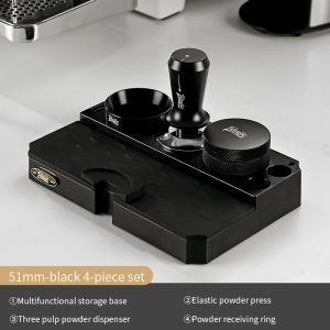BINCOO Coffee Tamper Base Coffee Hammer Storage Pad Spreader Set Coffee Utensil Storage Base 51/58MM