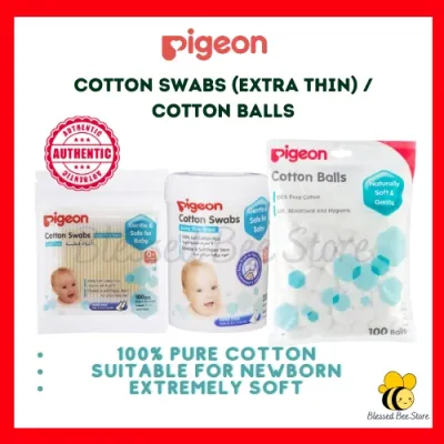 Pigeon 100% Original Cotton Swabs || Cotton Balls Extra Soft