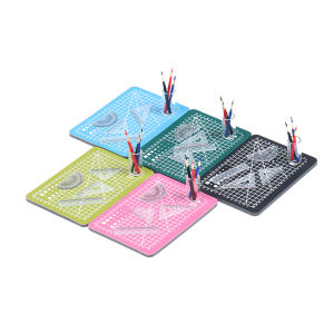 💥【Special price】💥UWO 1:12 dollhouse Miniature Cutting MAT ไม้บรรทัดปากกาปากกาชุดตุ๊กตาตกแต่งบ้าน