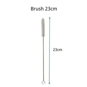 Reusable Metal Drinking Straight Bent Straws Portable Stainless Steel Travel Straw with Cleaning Brush 40oz Watercup Accessories
