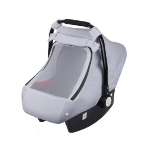 Windproof Baby Carriage Cover Solid Color Unise Newborns Carrying Basket Protections Sleeve with Breathable Window