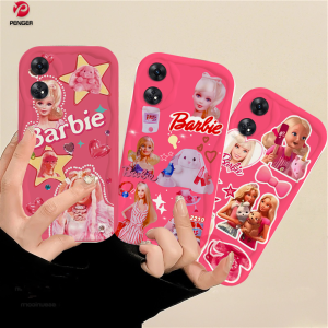 (Lokal Ready) PENGER Casing hp OPPO A17 A17k A16 A16s A54s A16k A16e A12 A5s A7 A11K A1K A57 A77S A53 2020 A3s A12e A33 A31 A52 A92 A54 Reno 8T 4G Reno 5F Kartun Princess Barbie Rose Boneka Kelinci Merah Soft Tpu Case