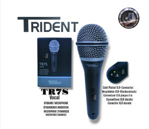 Professional uni-directional cardioid Moving Coil Dynamic Microphone Trident TR7S