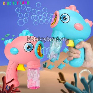Đồ Chơi Xà Bông Pin Thổi Bong Bóng Hình Cá - Đồ Chơi Vận Động Cho Bé