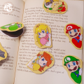 Super Mario Game Cute Magnetic Bookmarks. 