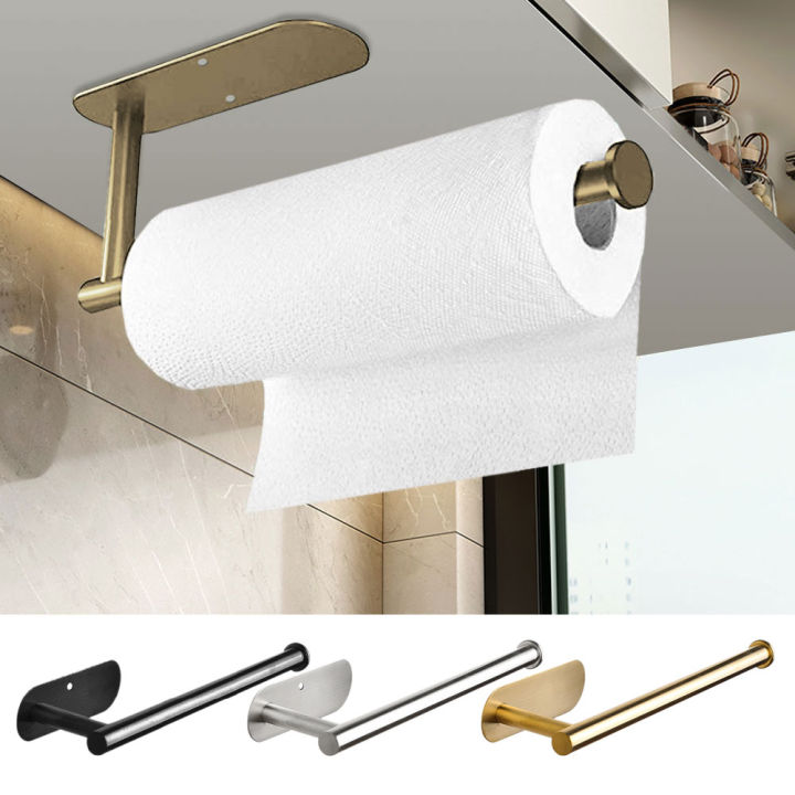 Punch-free Paper Towel Holder Wall Mounted Stainless Steel Tissue ...