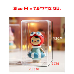 กล่องอะคริลิค กล่องเก็บโมเดลตุ๊กตาฟิกเกอร์ แบบใส กันฝุ่น ตู้โชว์โมเดล