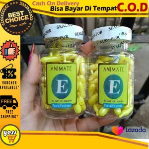 Animate Serum Vitamin E Facial Essense 60 Kapsul Serum Animate Vitamin Wajah COD