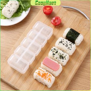 C.N. DIY Sushi Bento Mould Japan Onigiri Sushi Mold Non Stick Press Rice Ball Maker Bento Tool Square