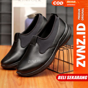 ZVN Claudin Sepatu Loafers Pria Hitam Kerja Casual