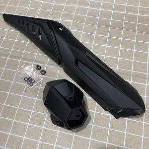 (Hình thậtvideo thật) Combo Che pô xe Winner (Thái )Winner X Thái kèm chụp pô Bảo vệ nhiệt bạc và đen có kèm ốc gắn