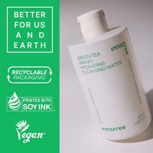 Nước Tẩy Trang Innisfree Cho Da Dầu Mụn Green Tea Amino Hydrating Cleansing Water 320ml