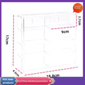 Graceful 1:64 Acrylic Car Display Box For Car Model Toy Cabinet Rack Dustproof Car Non Punching Adhesive Wall Transparent Display Box