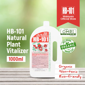 HB-101 Plant Vitalizer Organic Liquid Foliar & Soil Plants Fertilizer Plant Biostimulant Root Activator & Soil Conditioner (1000 mL)