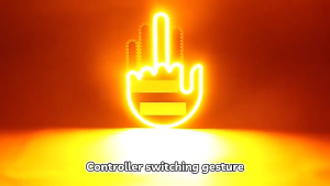 Road Rage Signs Car Accessories LED Gesture Hand Light Car Sign Light Finger Gesture Light Funny Car Window Finger Light