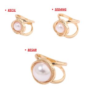 Ring Bros Multifungsi Bros Ring Cincin Mewah Besar Aksesoris Scarf Alloy Bros Gesper Ring Cincin  Elegan Korea PST