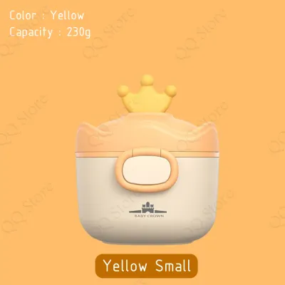 QQ Royal Crown Portable Formula Milk Powder Container Baby Formula Airtight Storage Portable Food Canister Bekas Susu Kedap Udara Bayi 奶粉盒 [G07]