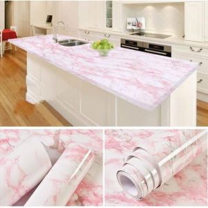 Wallpaper Stiker serat kayu premium 3D bertekstur untuk dekorasi furniture dinding L-120 Cm