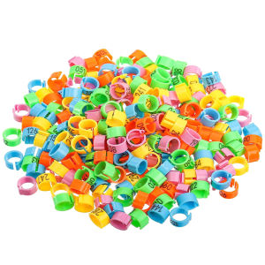 100Pcs Pegion clip ring with number Birds Plastic Dove clip ring Pigeon accessories