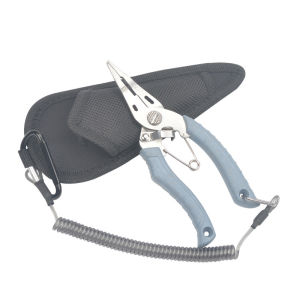 Stainless Steel Fishing Pliers Tools Lure Cutter Hook Remover With Sheath