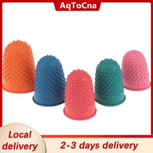[COD] AqToCna Ship within 24 hours 5Pcs Counting Cone Rubber Thimble Protector Sewing Quilter Finger Tip Craft