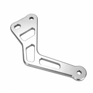 CNC Aluminum Exhaust Bracket For Yamaha Mio Sporty Stock Pipe Aftermarket Hanger Mount 8mm Silver